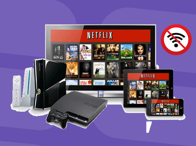 Speel Netflix-video offline zonder enige beperking