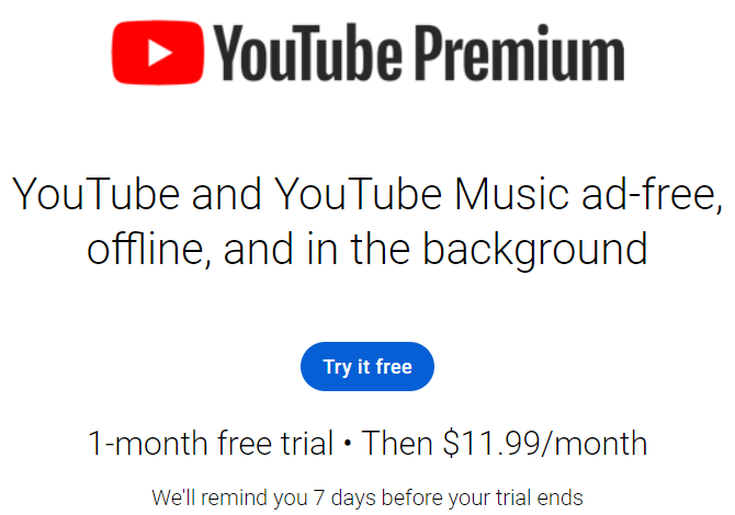 get youtube premium