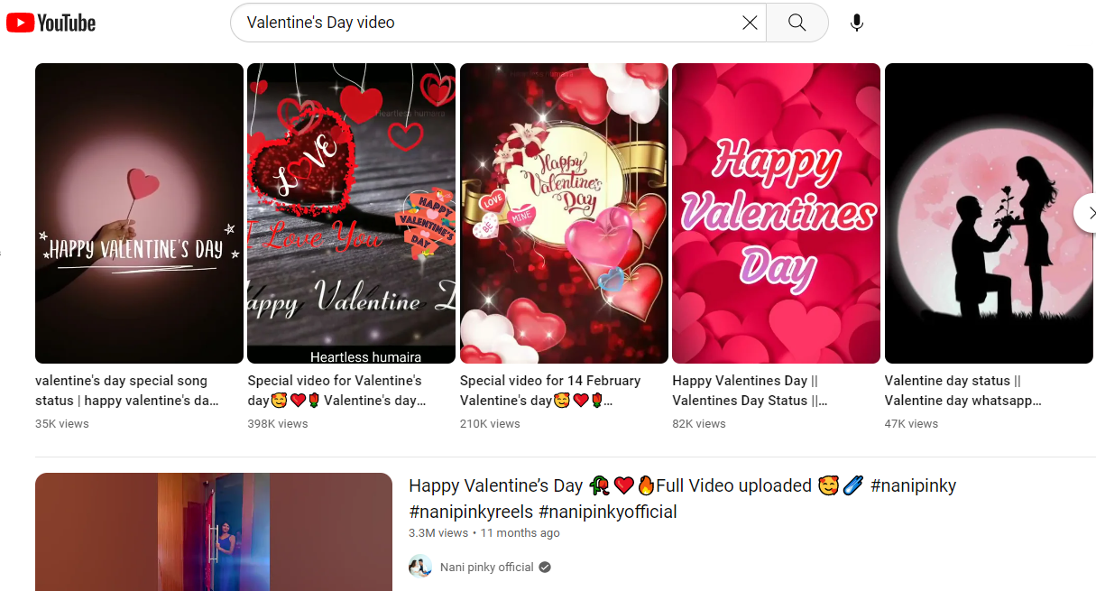 free download Valentine's Day music video to mp4