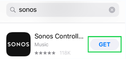 Installieren Sie die Sonos-App auf iOS