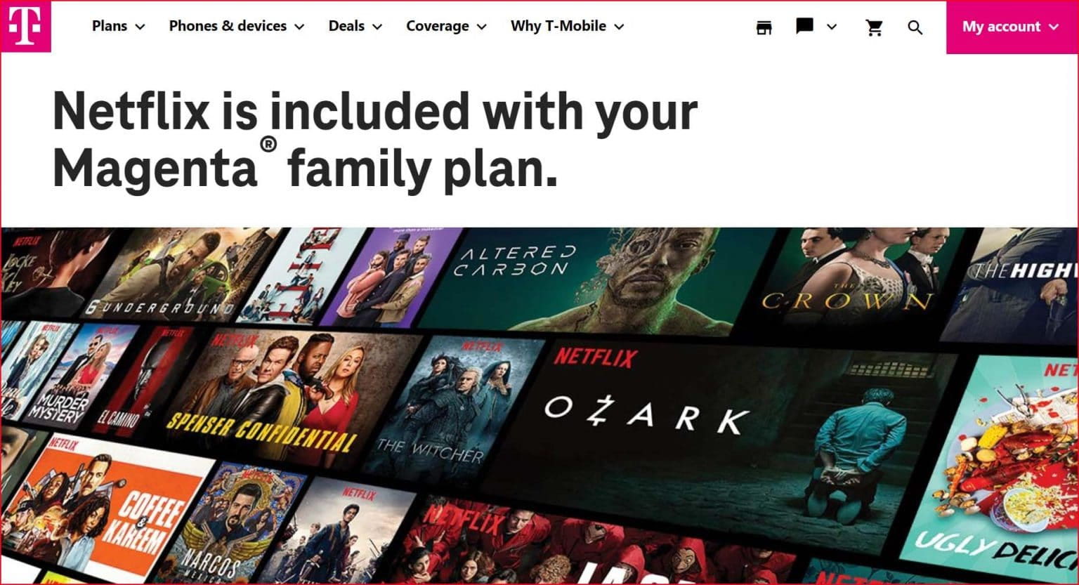 Holen Sie sich kostenloses Netflix von T-Mobile